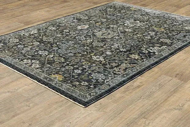 Aberdeen 533K Black  Rug