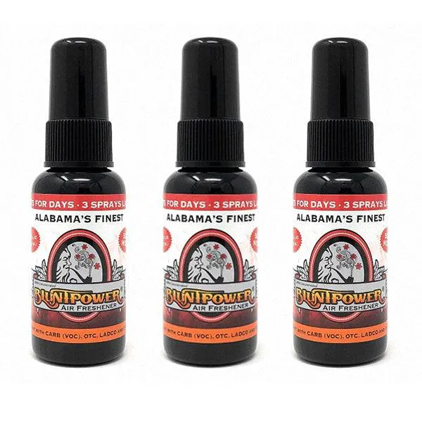 Alabama Finest Spray Air Freshener Bundle (3 Pack)
