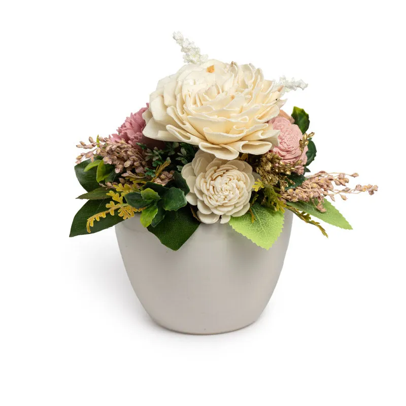 Arrangement In Flower Ceramic Pot