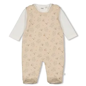 AUTUMN SWEETNESS 2-Piece Allover Print Quilted Jumper and Top