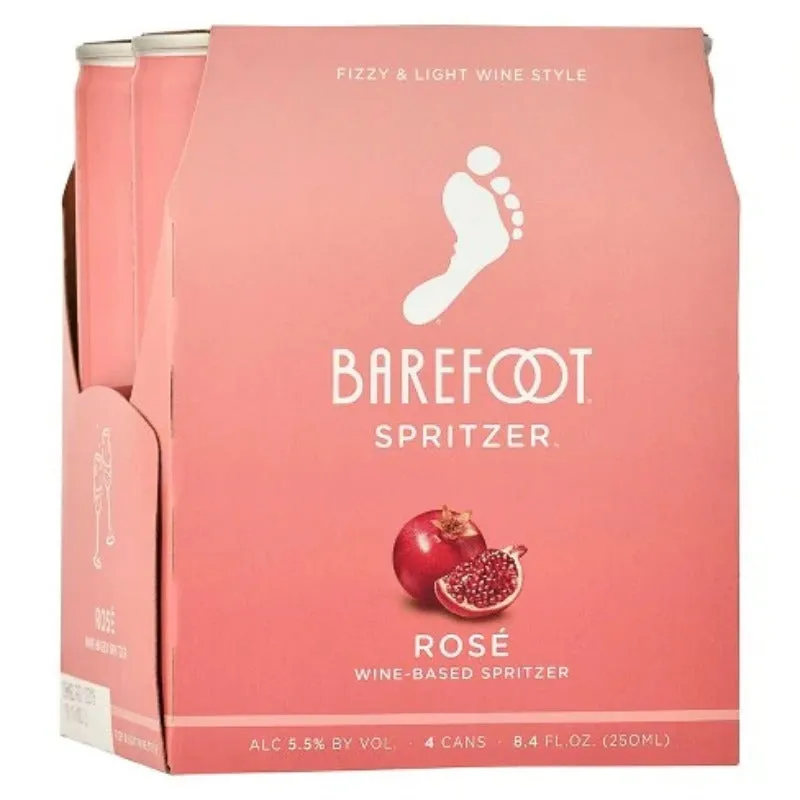 BAREFOOT ROSE SPRITZER 4CANS
