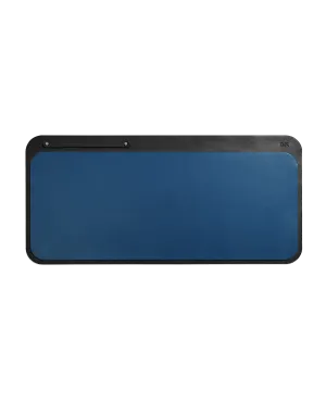 Black-Blue Dart Organiser Desk Mat (r1)
