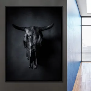 Black Bull Skull