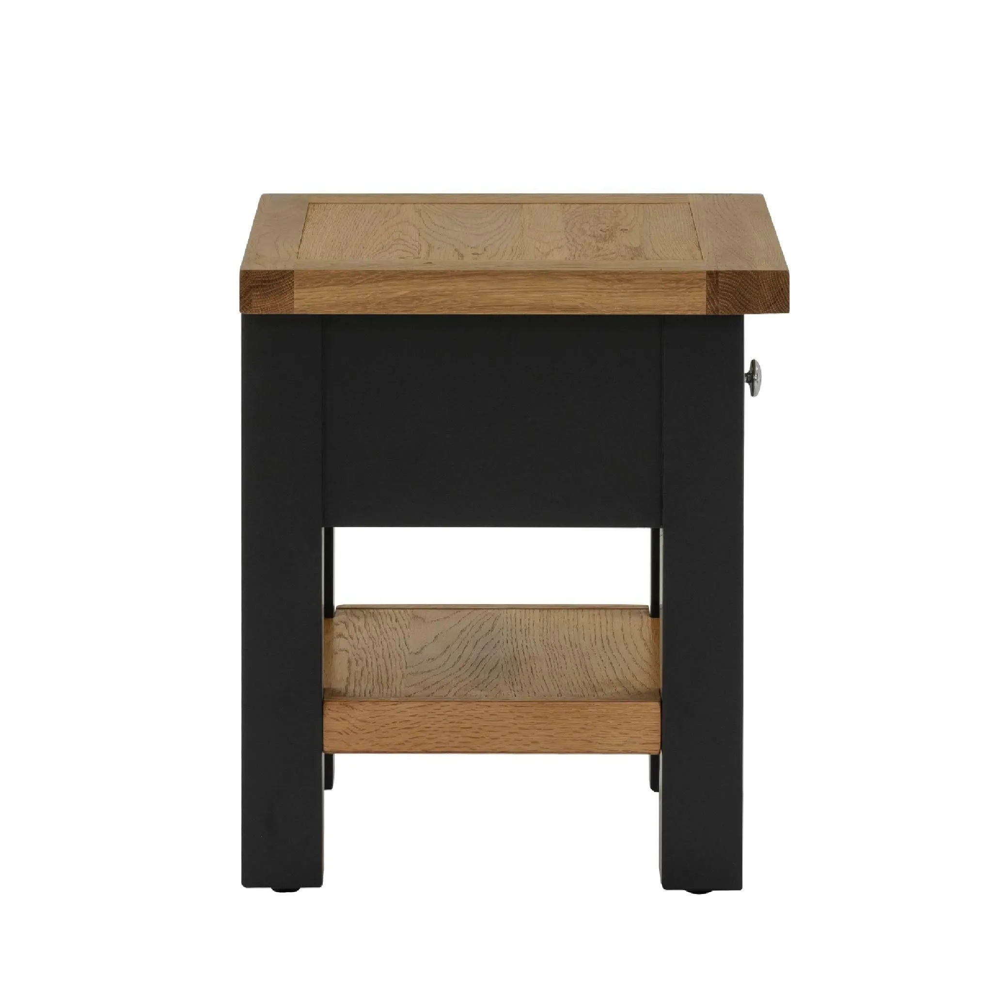 Charlestown Black Side Table with Drawer