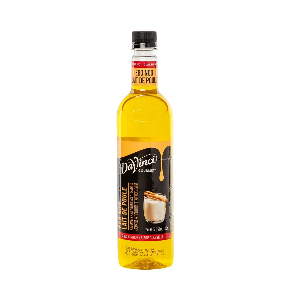 Classic Egg Nog Syrup - 4 x 750 ml Plastic