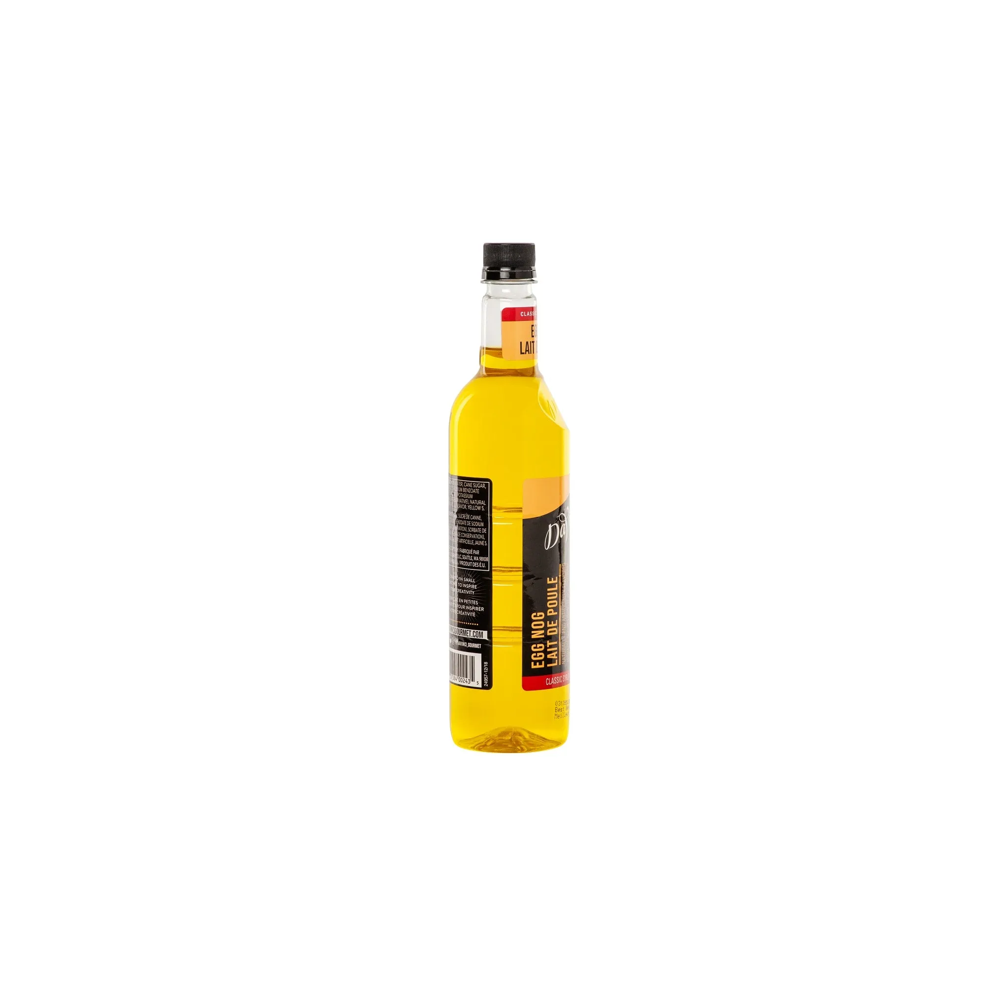Classic Egg Nog Syrup - 4 x 750 ml Plastic
