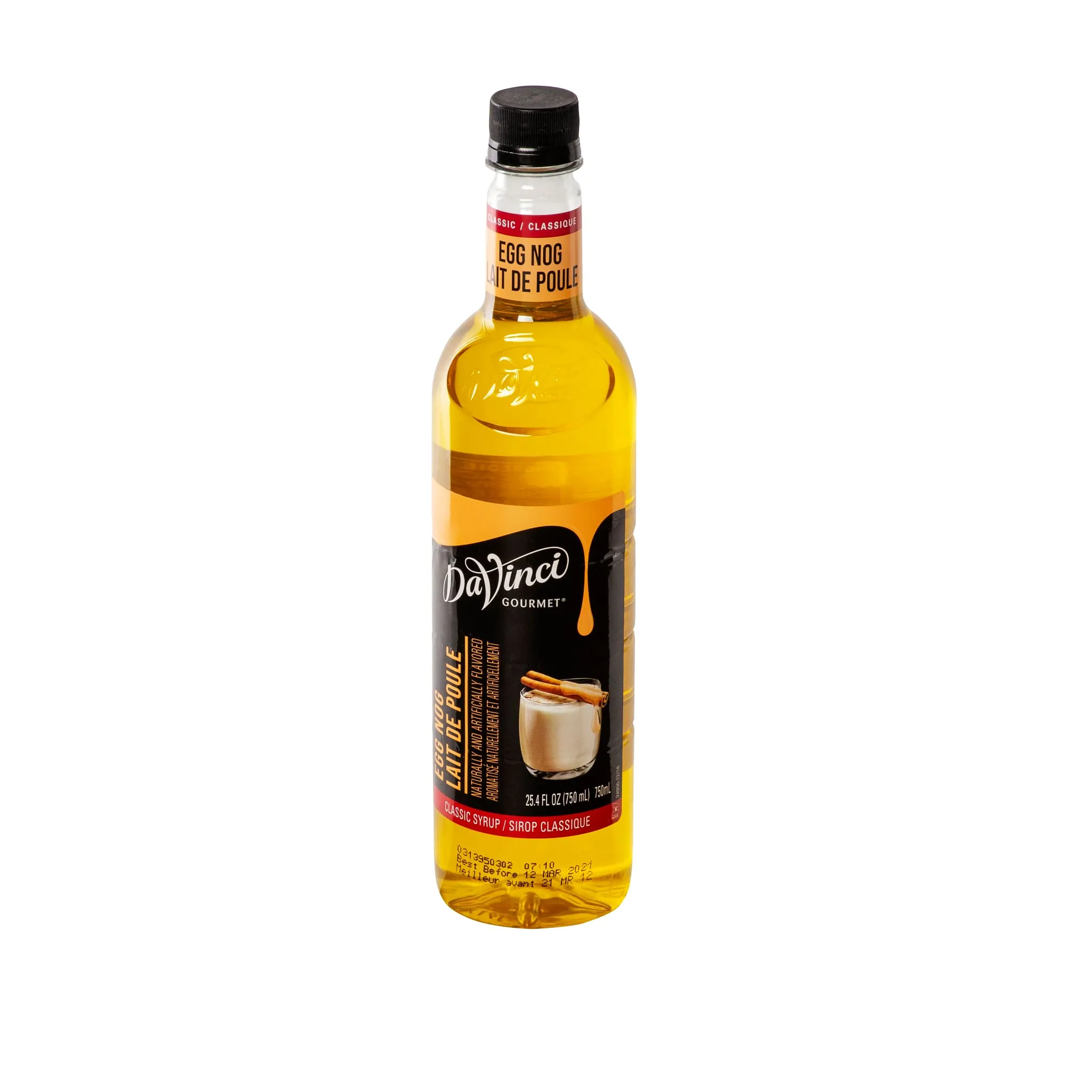 Classic Egg Nog Syrup - 4 x 750 ml Plastic