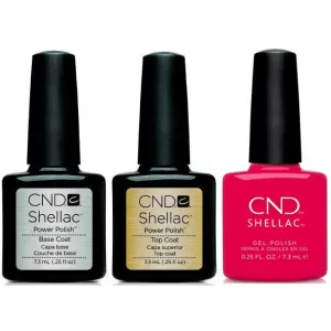 CND - Shellac Combo - Base, Top & Sangria at Sunset