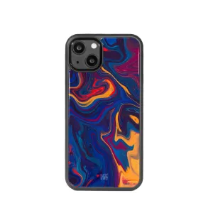 Cobalt Fusion | Marble Ink Pattern Phone Case