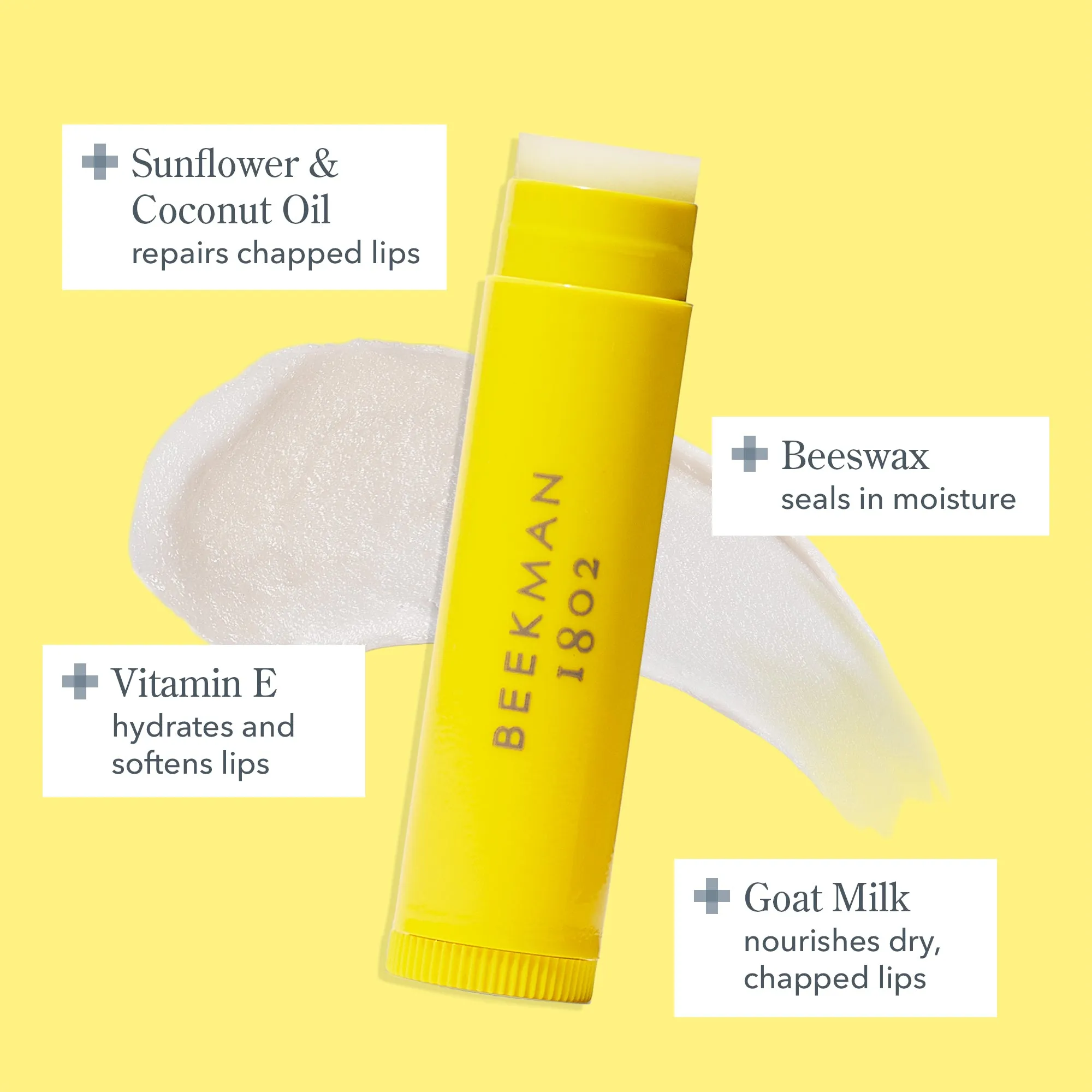 Coconut Cream Lip Balm Set of 3