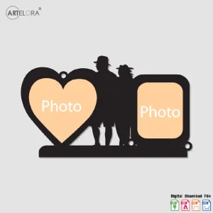 Collage Photo Frame Romantic