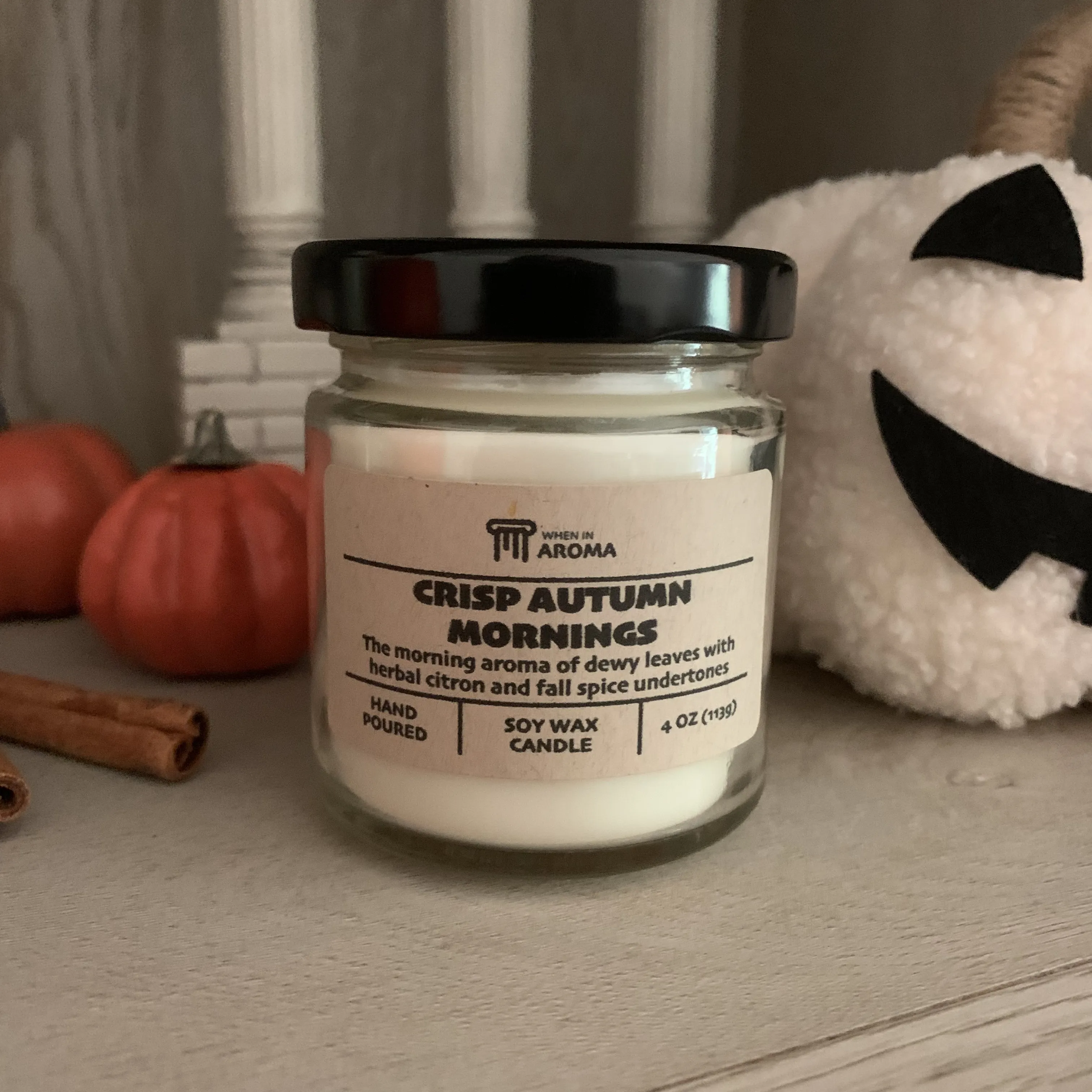 Crisp Autumn Mornings Soy Candle