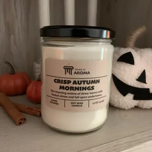 Crisp Autumn Mornings Soy Candle