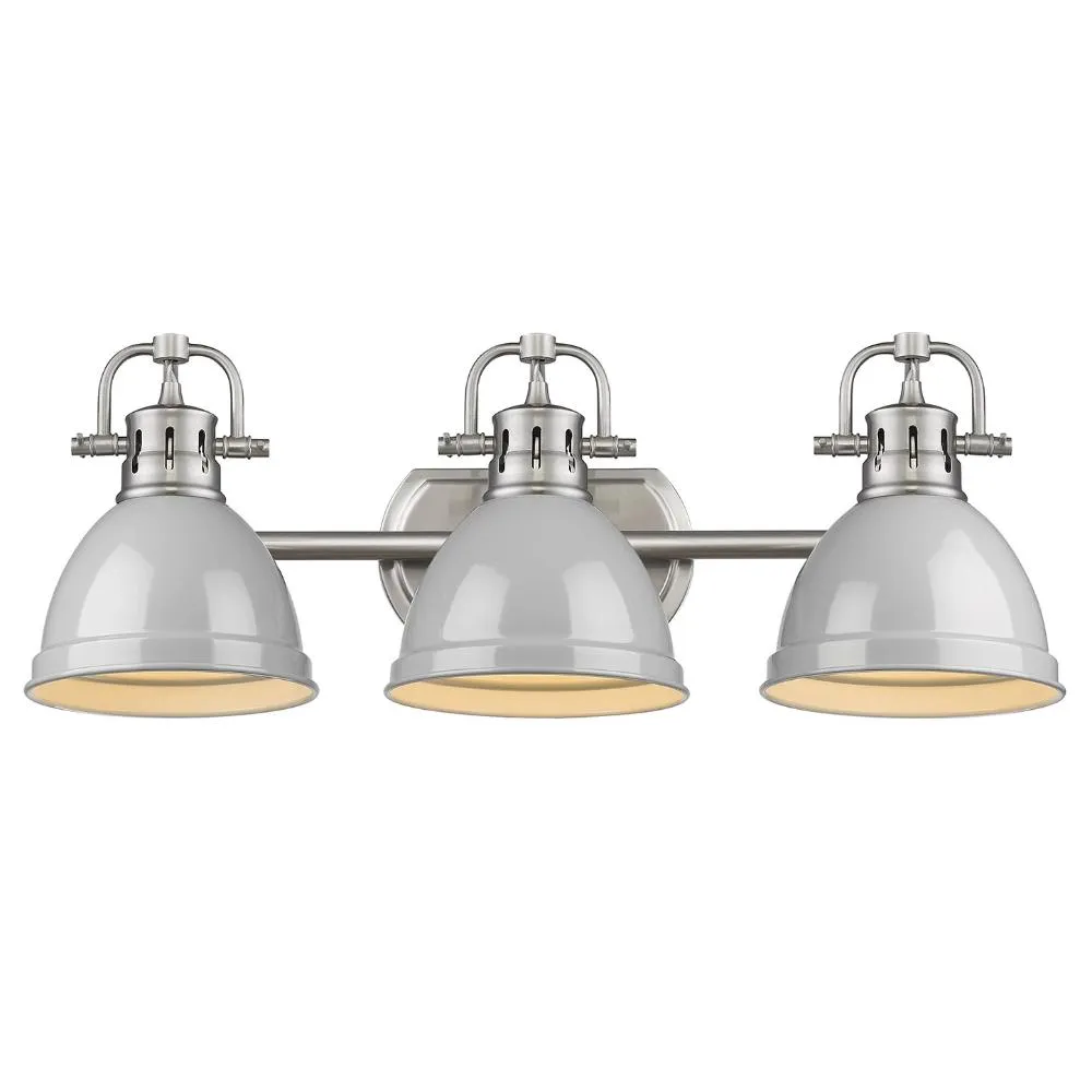 Elm 3-Light Bath Vanity in Pewter