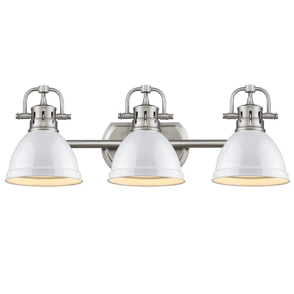 Elm 3-Light Bath Vanity in Pewter