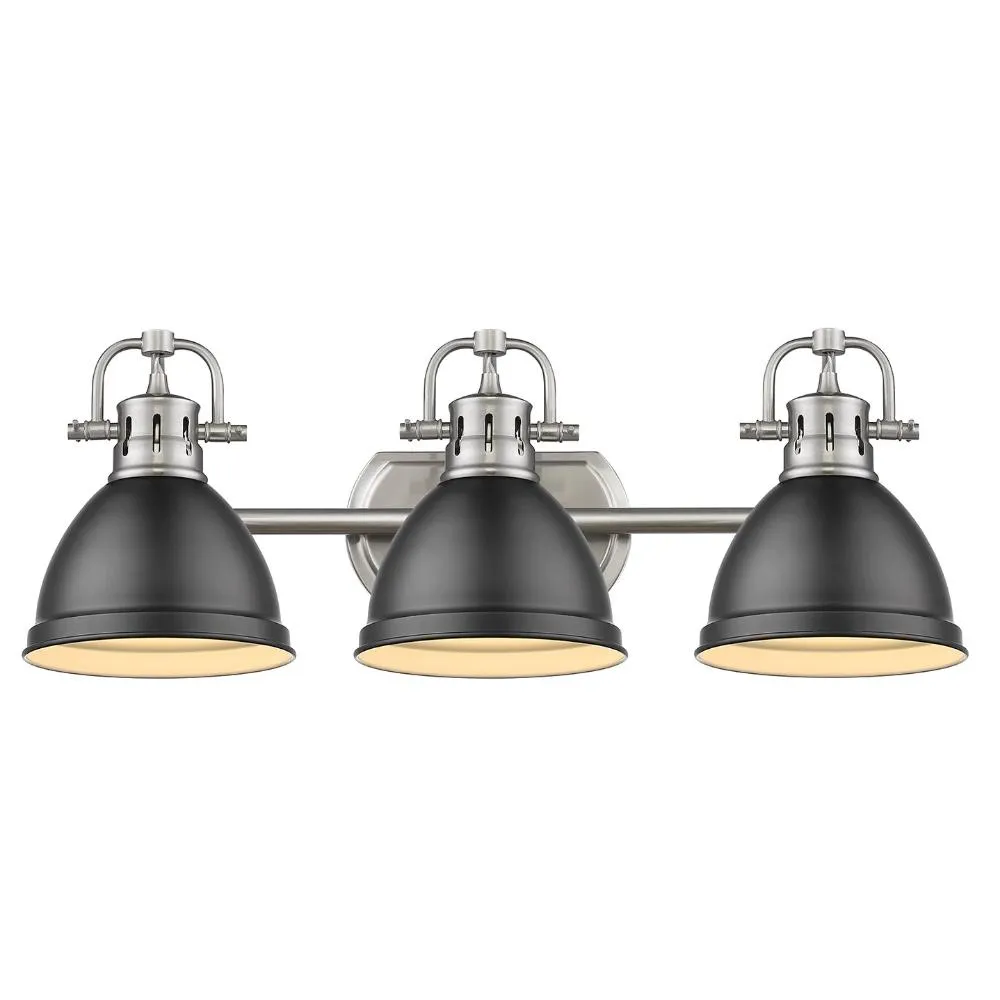 Elm 3-Light Bath Vanity in Pewter