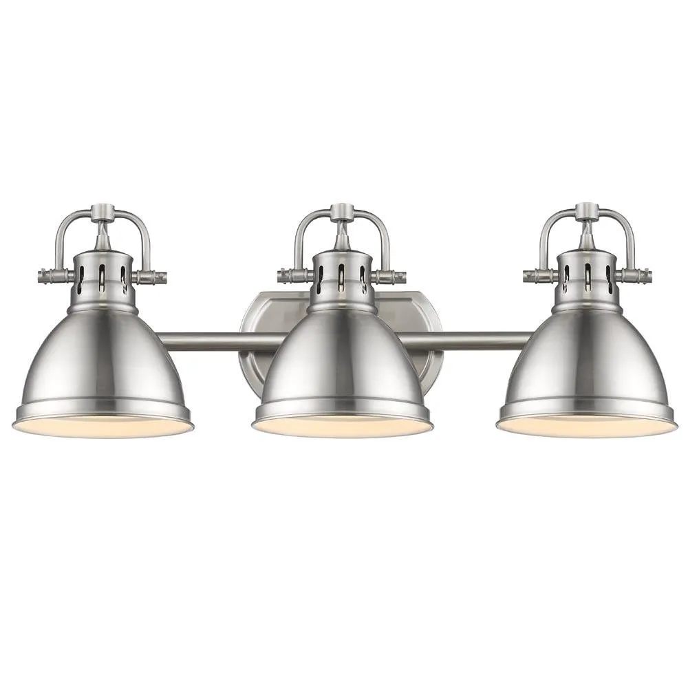 Elm 3-Light Bath Vanity in Pewter