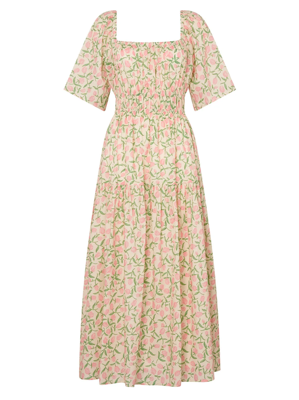 Louisa Tulip Print Maxi Dress