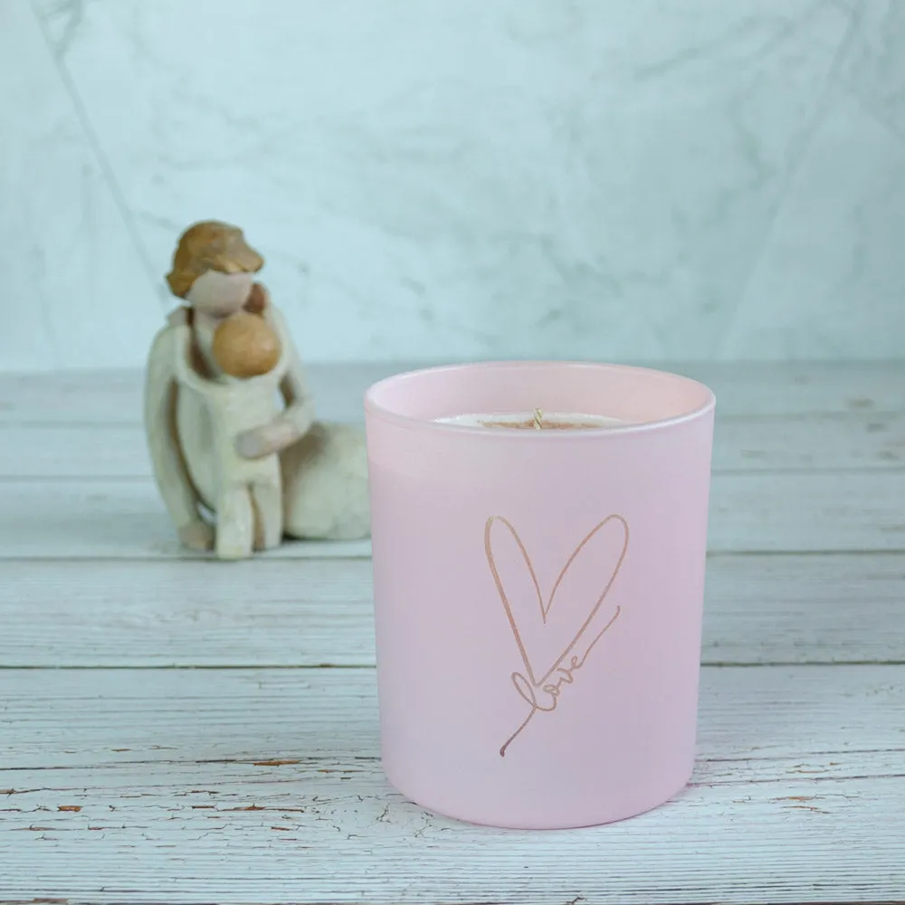 Love & Heart - Large Candle