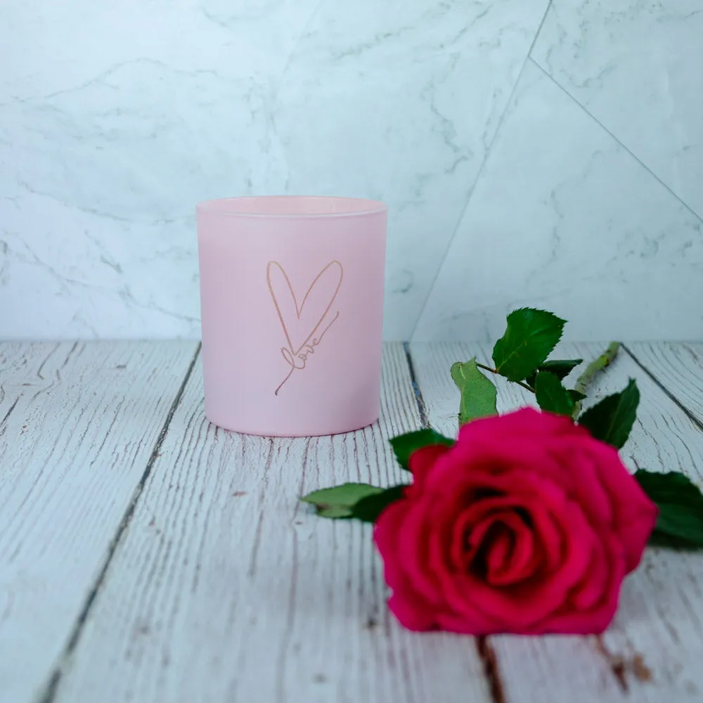 Love & Heart - Large Candle