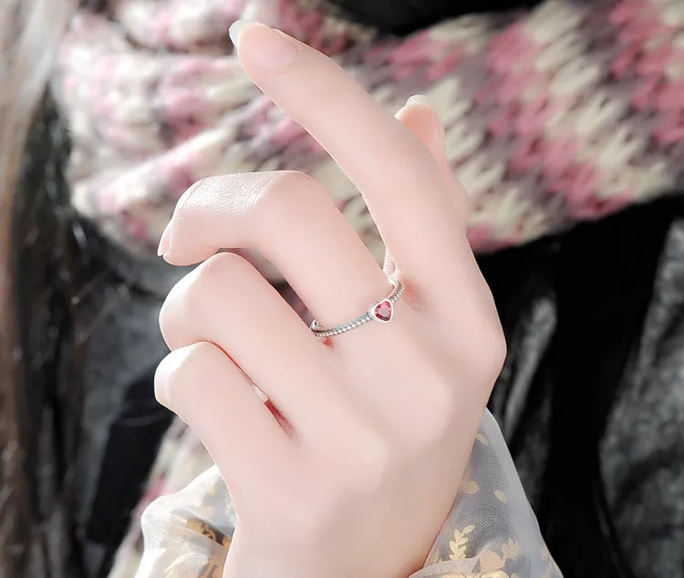 Love Heart Romantic Finger Ring