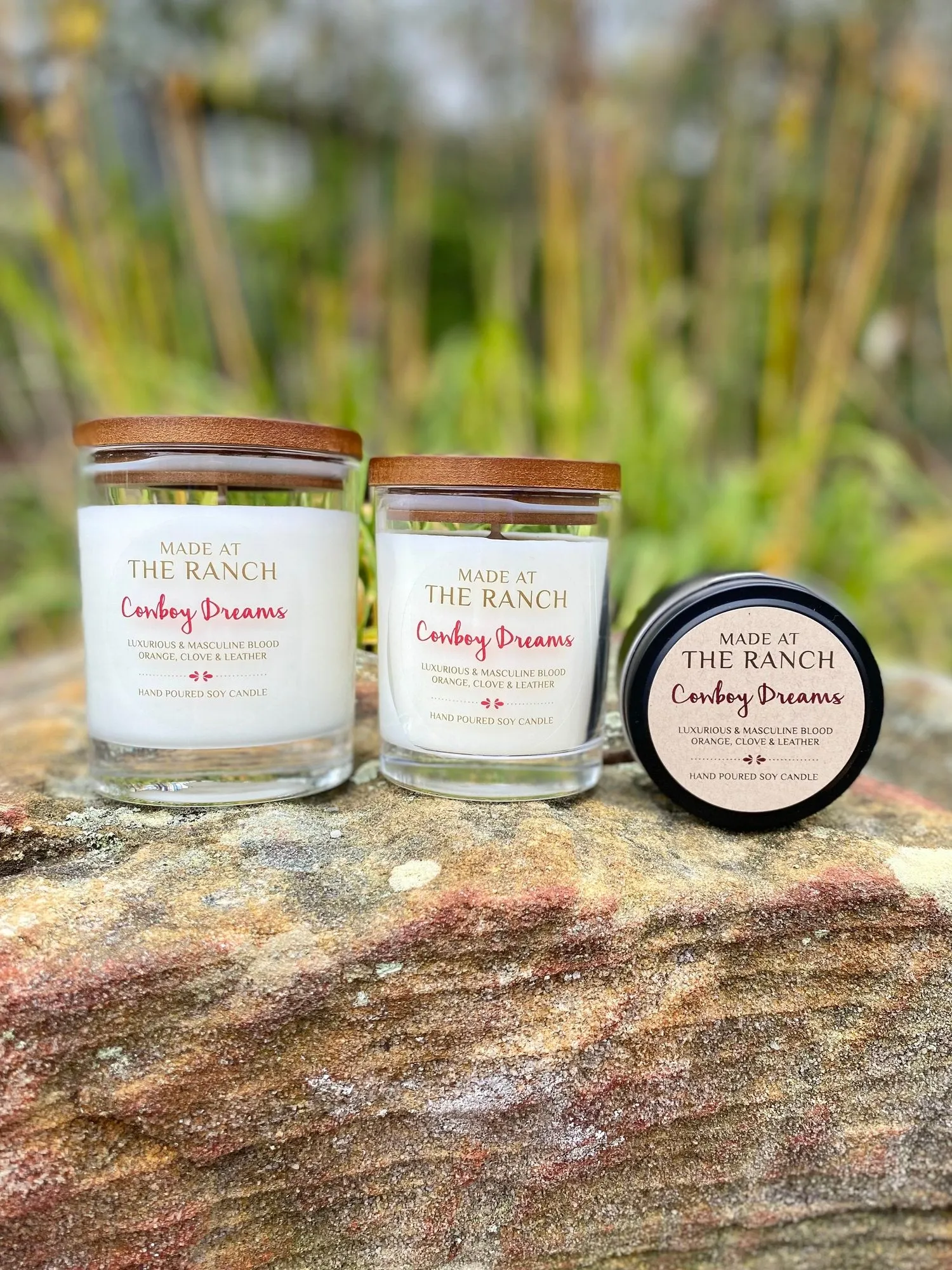 Made At The Ranch Soy Candle Black Scent Sampler - Cowboy Dreams