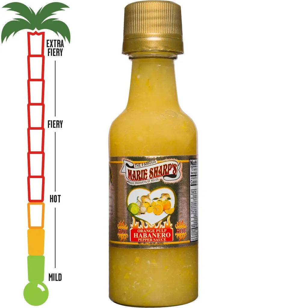 Marie Sharp's Orange Pulp Habanero Sauce