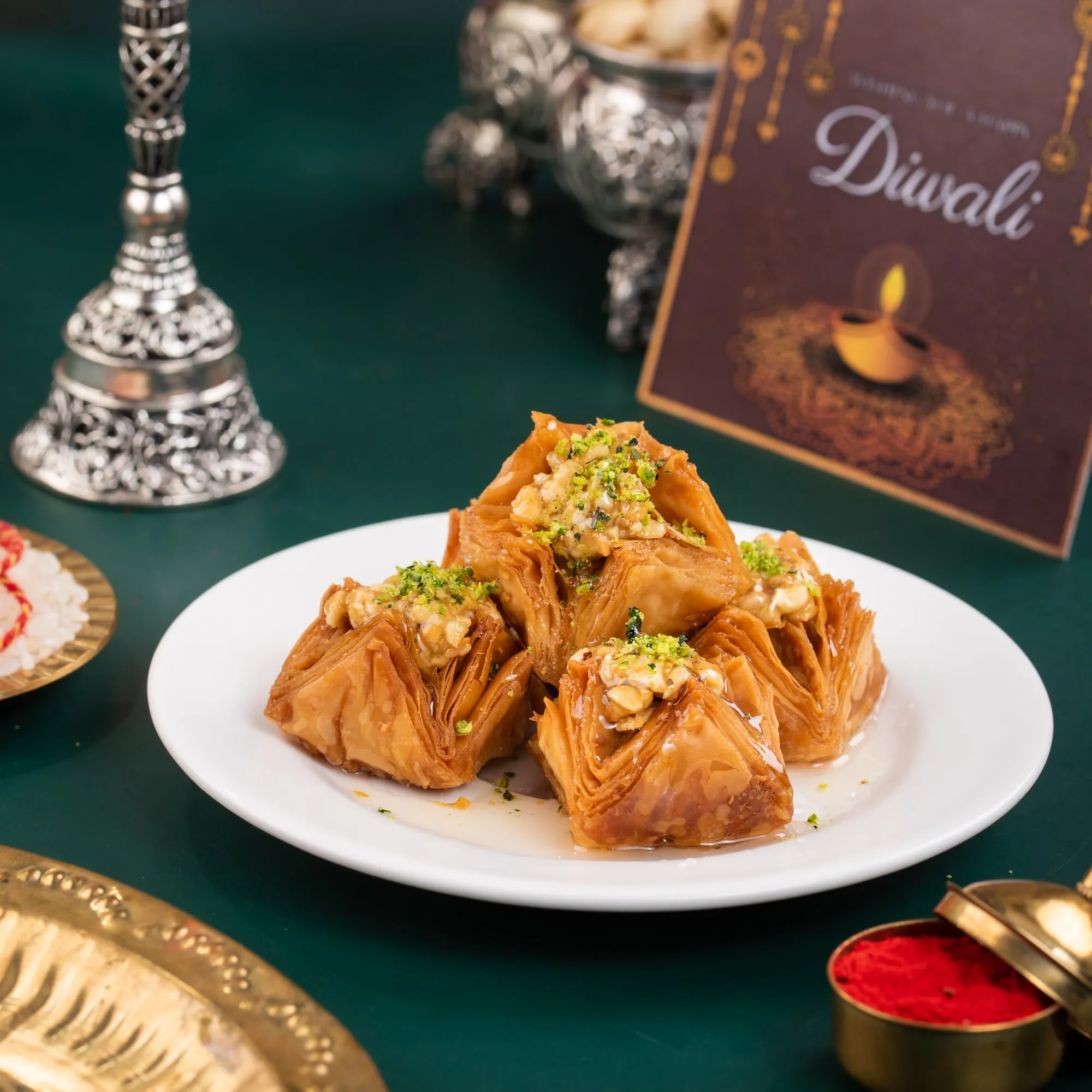 Mix Dryfruit Pyramid Baklava