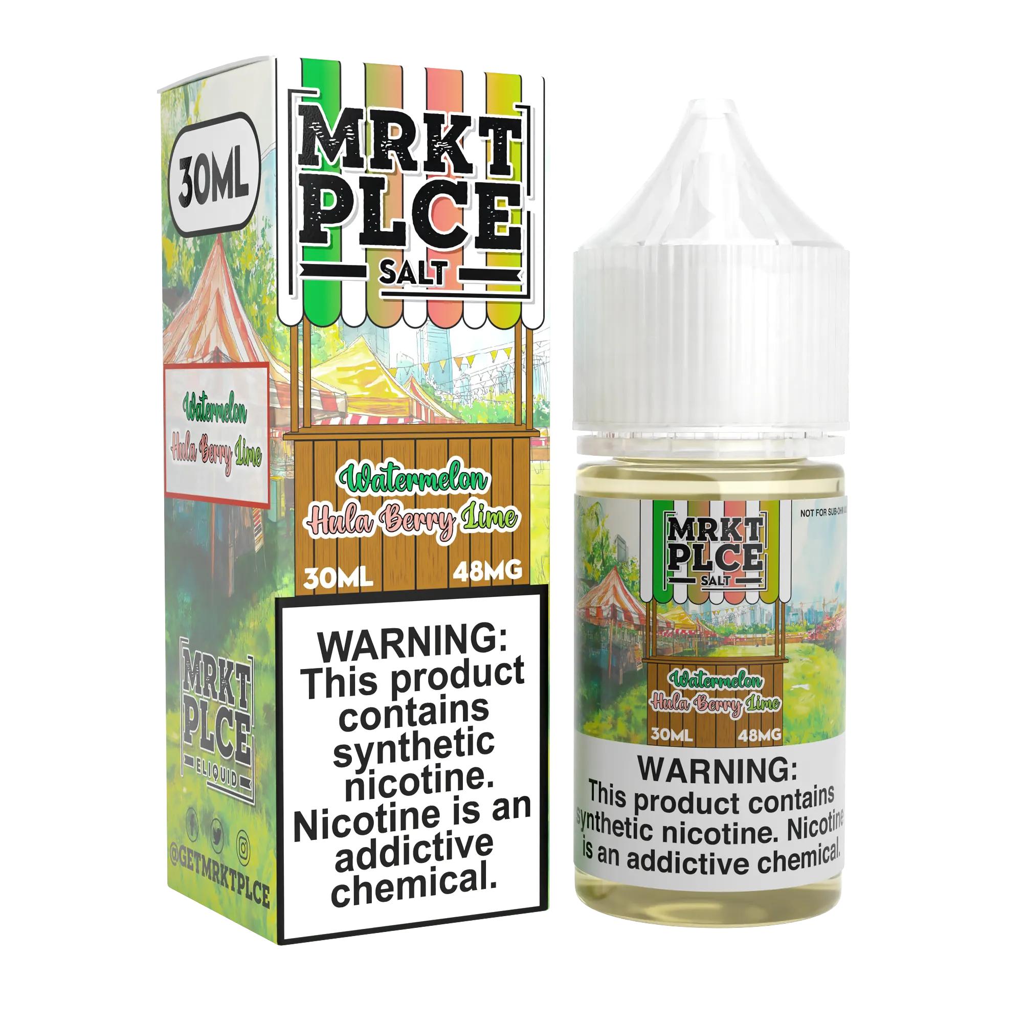 MRKTPLCE SALT -  Watermelon Hula Berry Lime Nic Salt 30ML E-Liquid