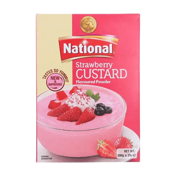 NATIONAL STRAWBERRY CUSTARD 275GM