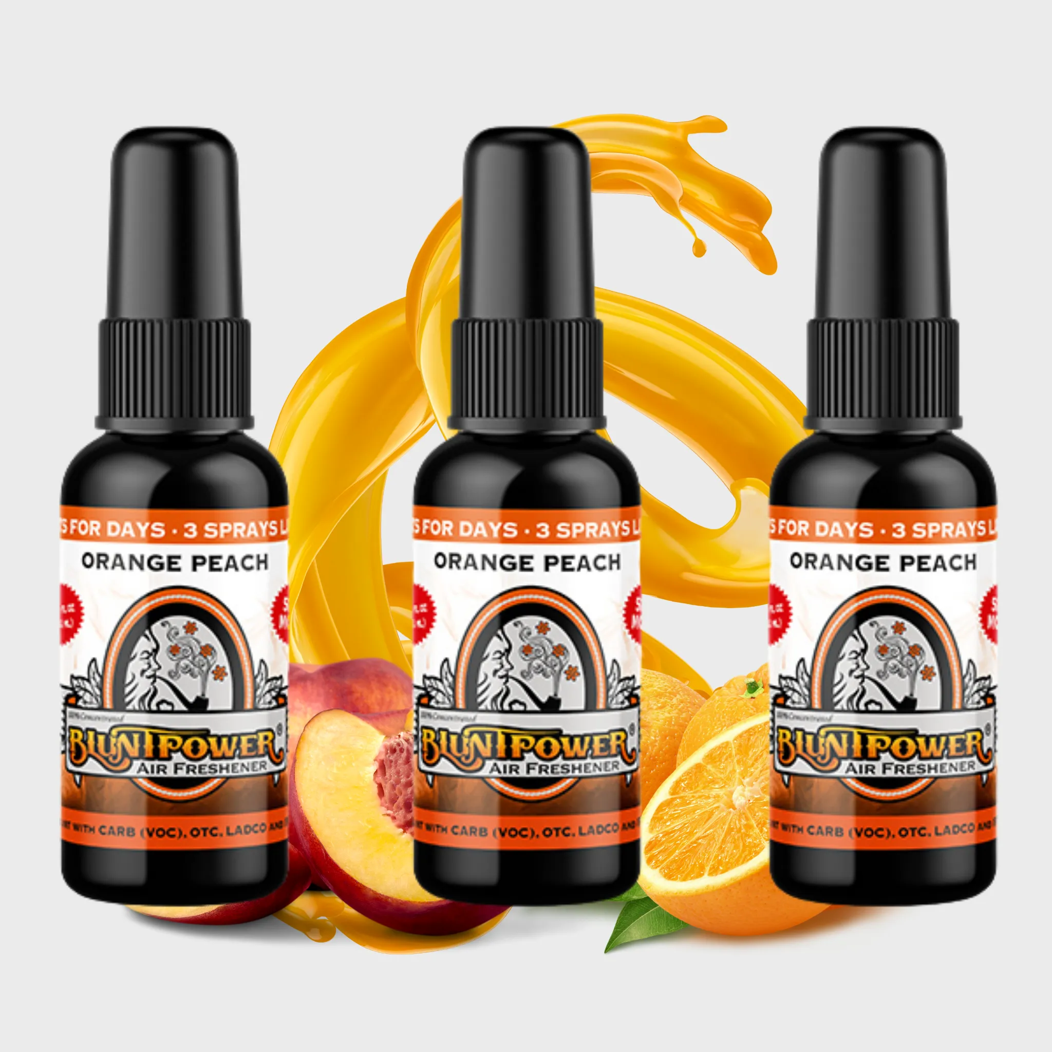 Orange Peach Air Freshener Bundle (3 Pack)