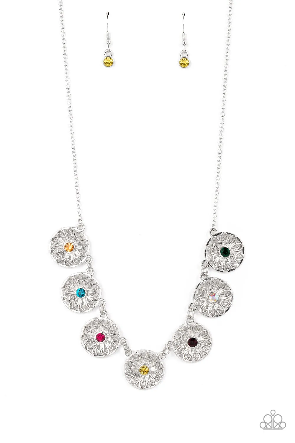 Paparazzi Garden Greetings - Multi Necklace