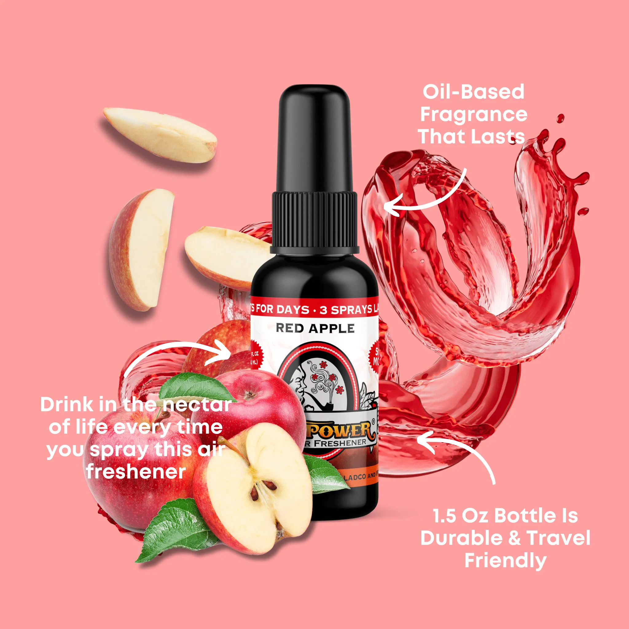 Red Apple Air Freshener Spray
