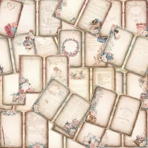 Romantic Letters Mini Journal Pages - 7634