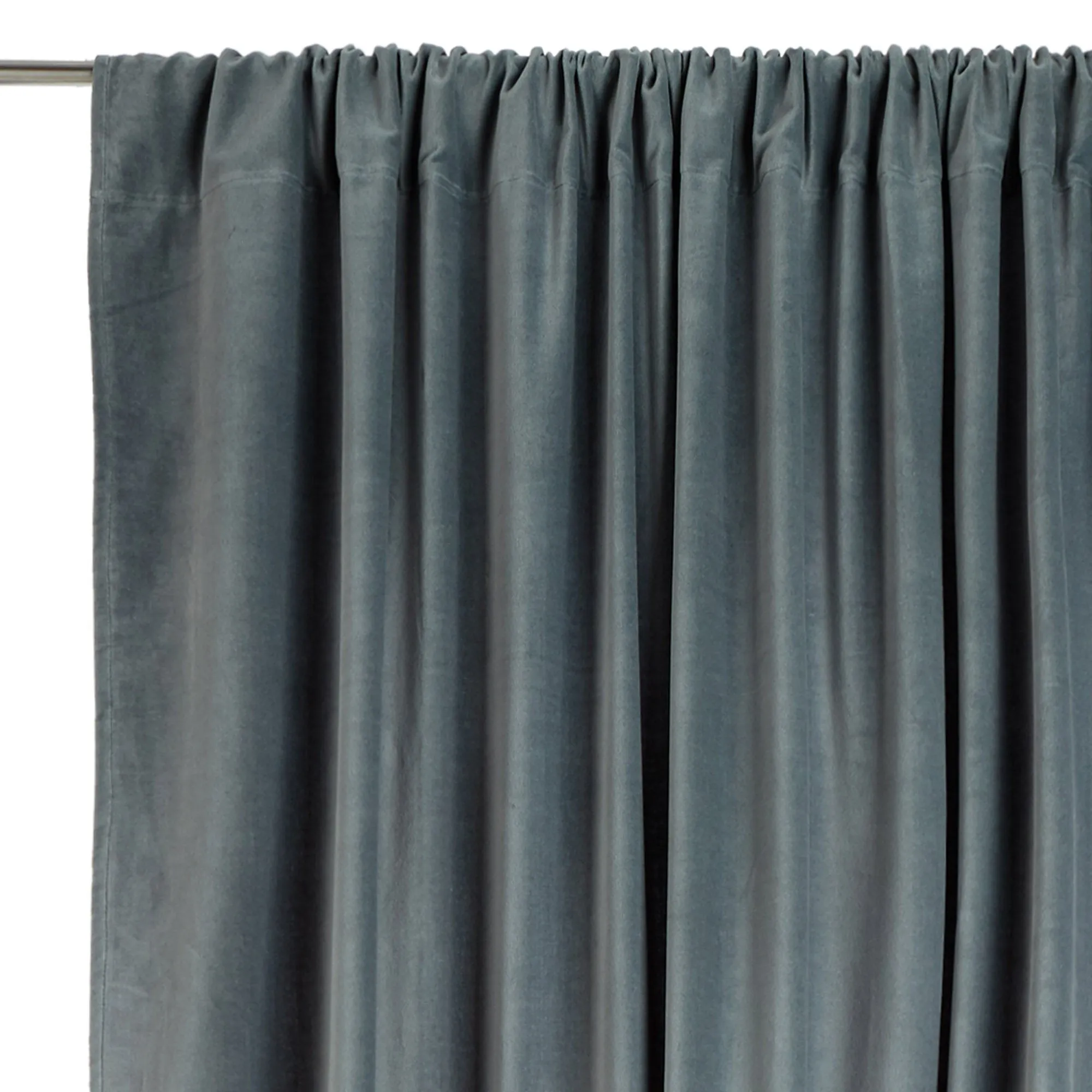 Samana Curtain Set [Green grey]