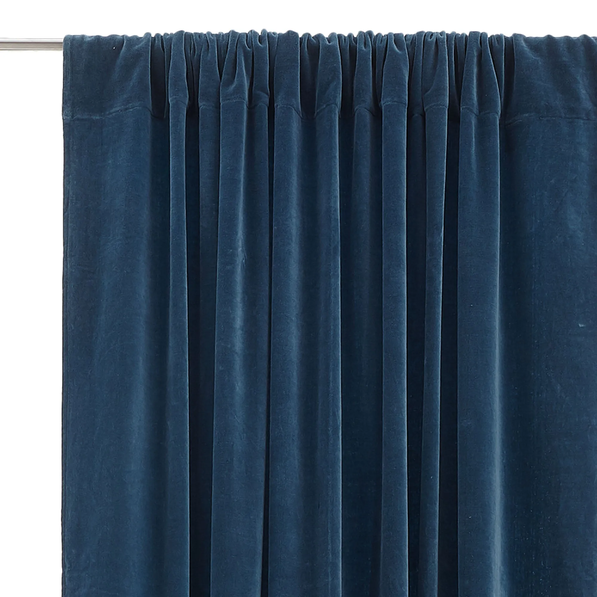 Samana Velvet Curtain Set [Teal]