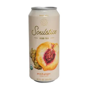 Soulstice - 'Peach Ginger' Organic Iced Tea (16OZ)