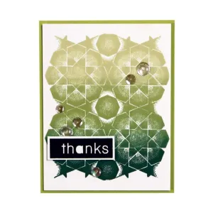 Spellbinders Stamps By Stephanie Low Good Vibes-Geo Dots*
