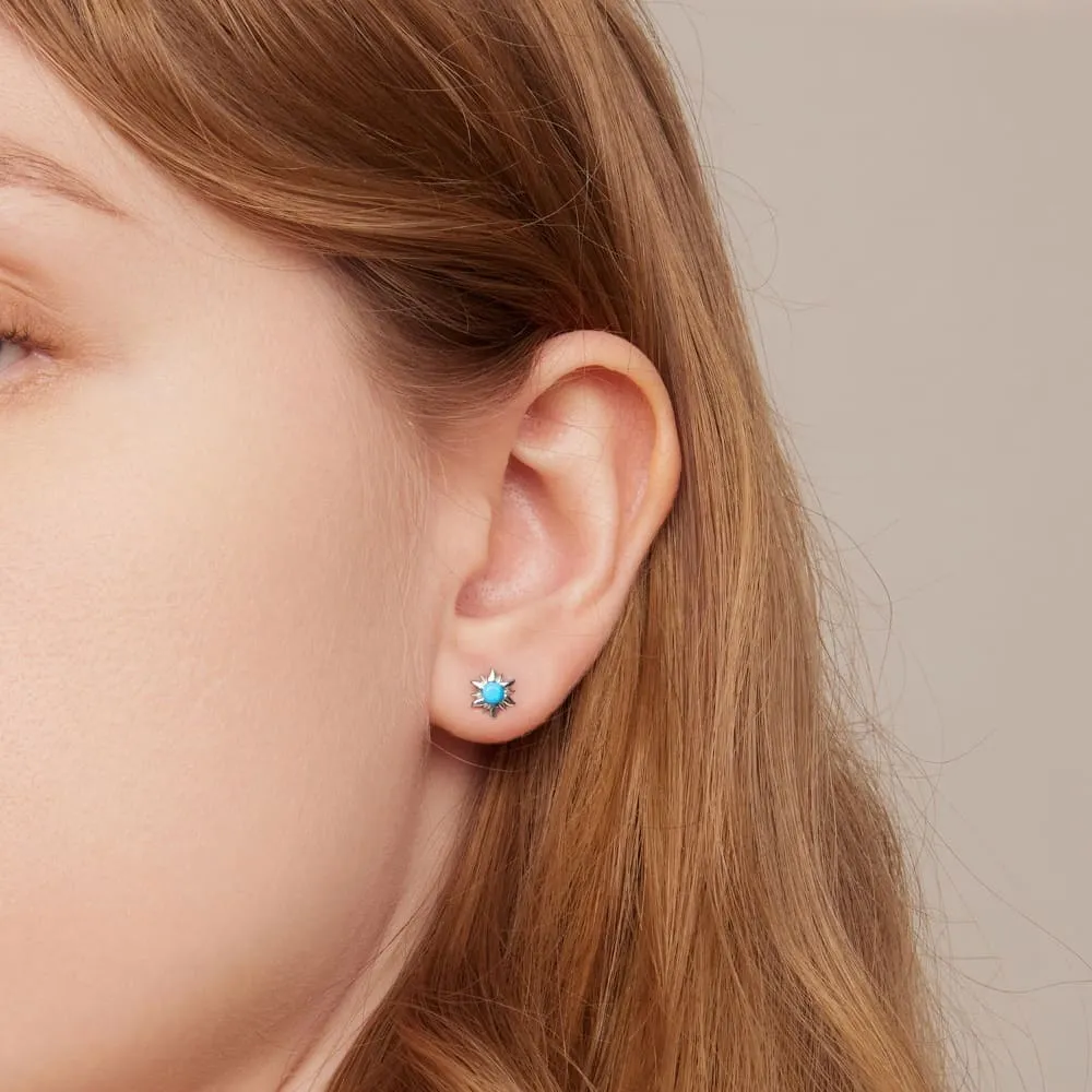 Sunday Sun Ray Stud Earrings
