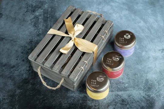 The Tea Shelf Chestnut Tea Gift Box | Pack of 6 | 30 Grams Each