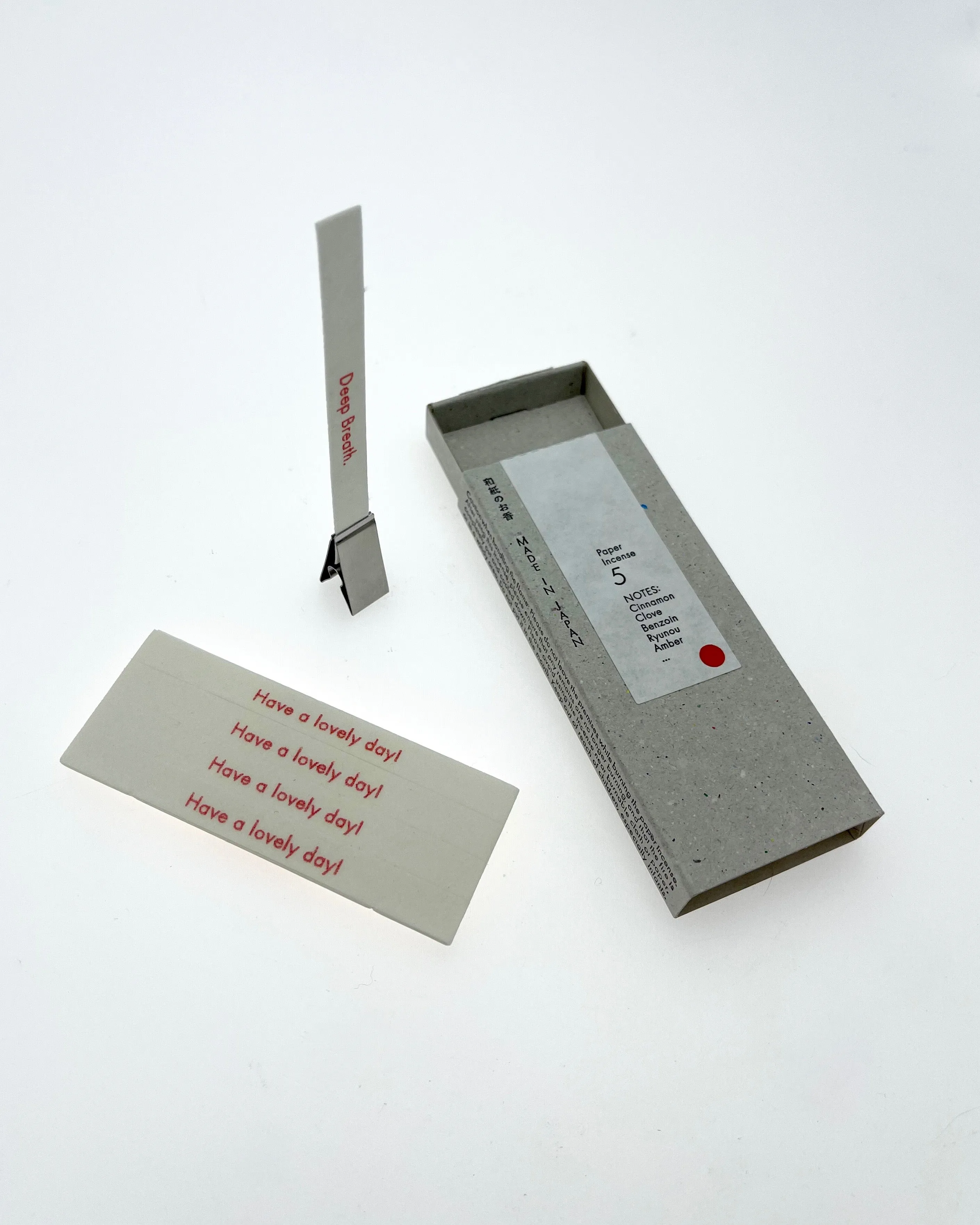 Washi Paper Incense Strips