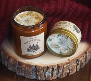 Woodland Wanderer - Cedar, Palo Santo, Sage & Cypress - Handmade Soy Candle - Limited Edition